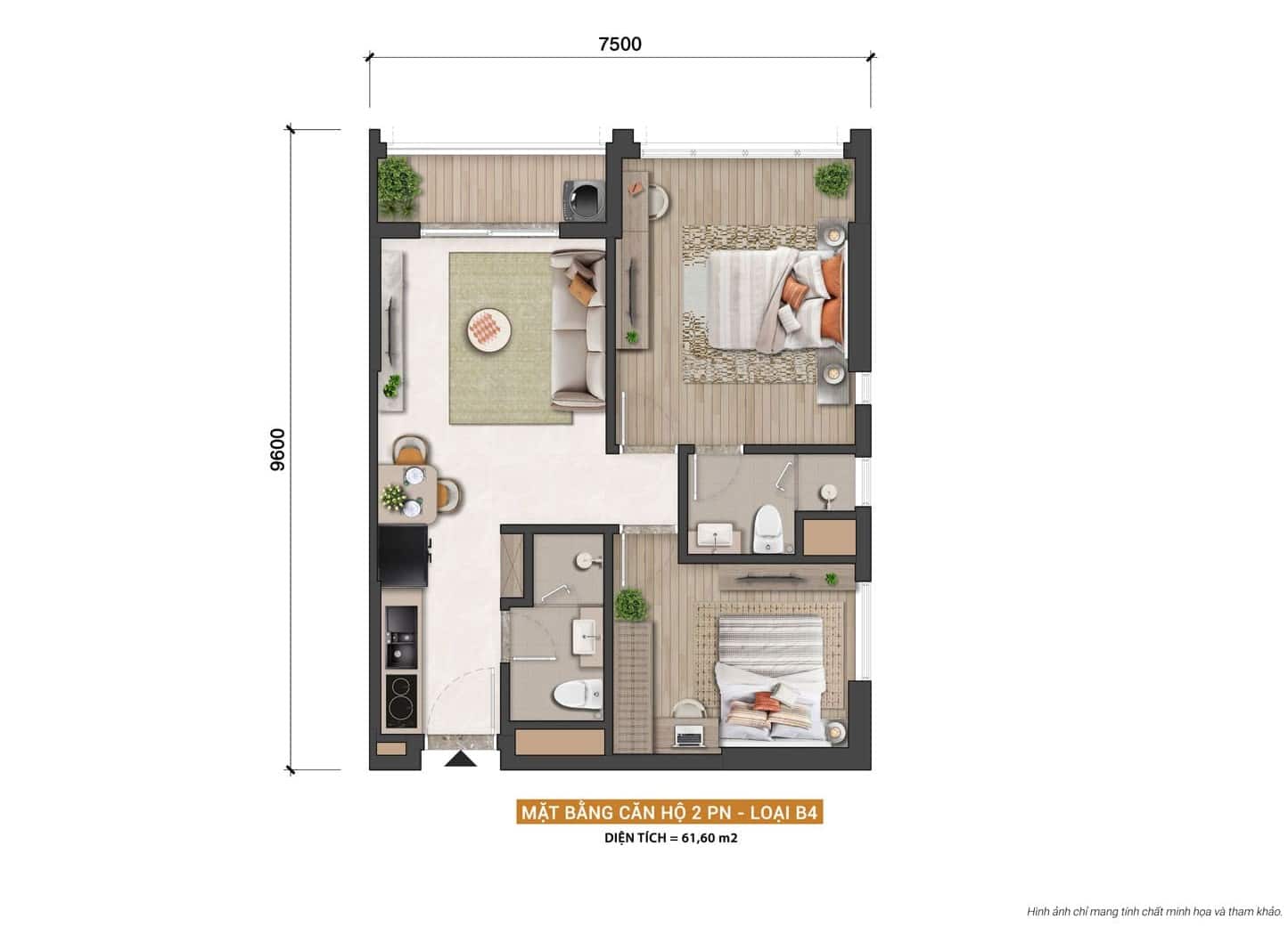 Layout-thiet-ke-can-ho-2-phong-ngu-loai-dien-tich-61,6m²-du-an-sun-group-Thủ Thiêm Layout-thiet-ke-can-ho-2-phong-ngu-loai-dien-tich-61,6m²-du-an-sun-group-Thủ Thiêm