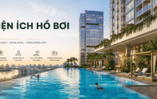 Bể bơi vô cực tràn bờ hiện đại tại Sun Group Thủ Thiêm mang đến không gian thư giãn tuyệt vời với tầm nhìn bao trọn trung tâm thành phố rực rỡ.